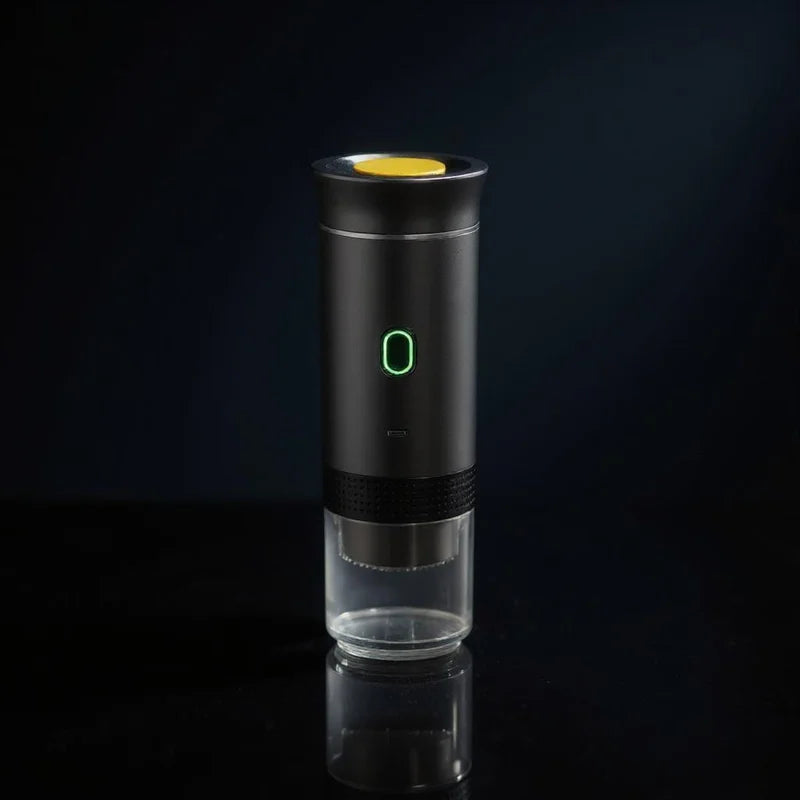 Version grise de la cafetière mobile.