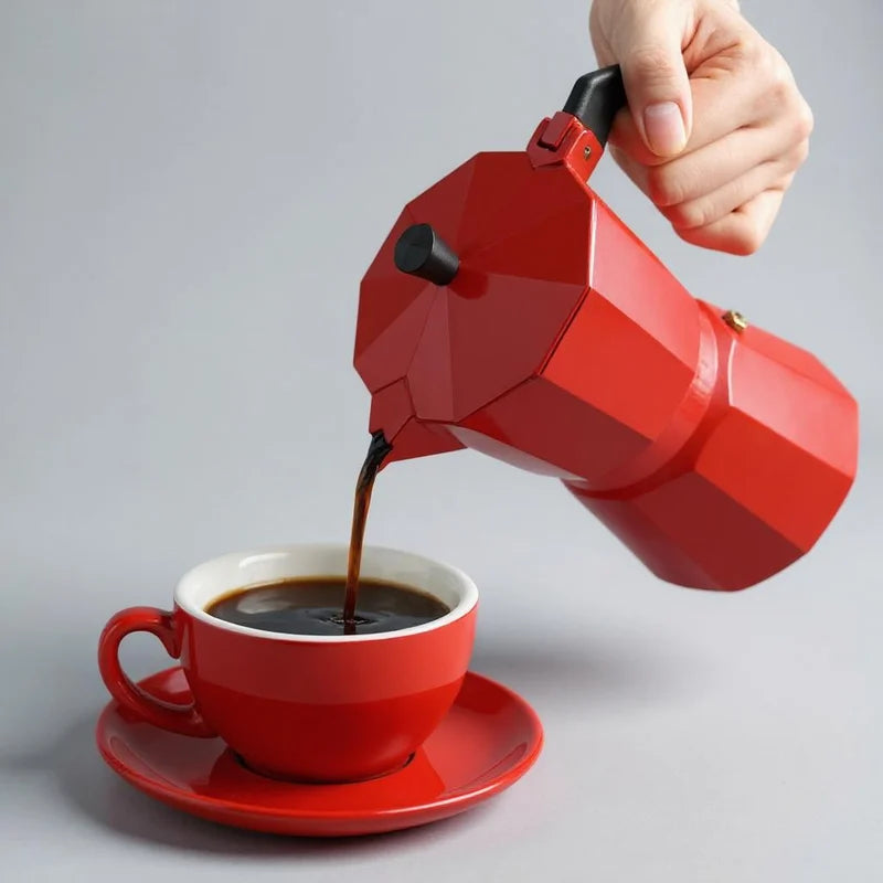 Cafetière moka en aluminium