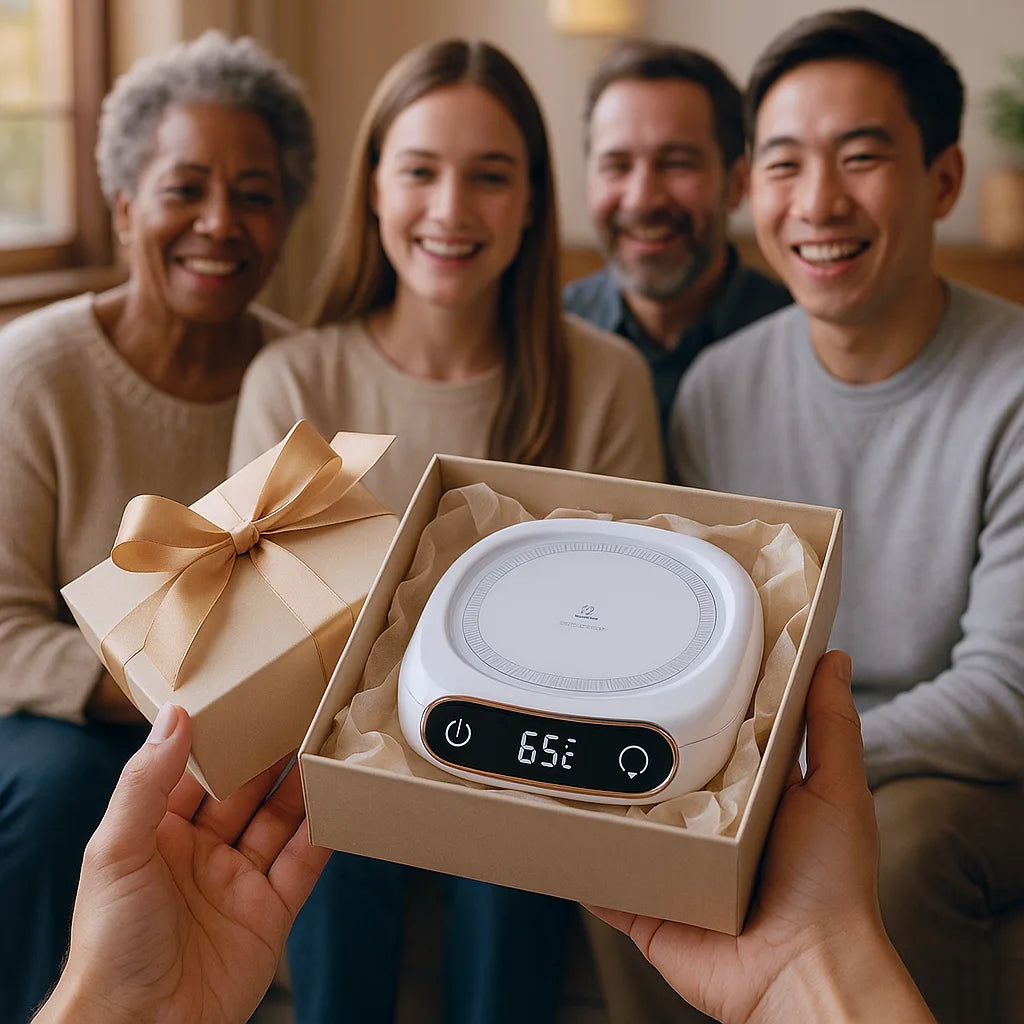 Chauffe tasse éléctrique présenté comme idée cadeau originale