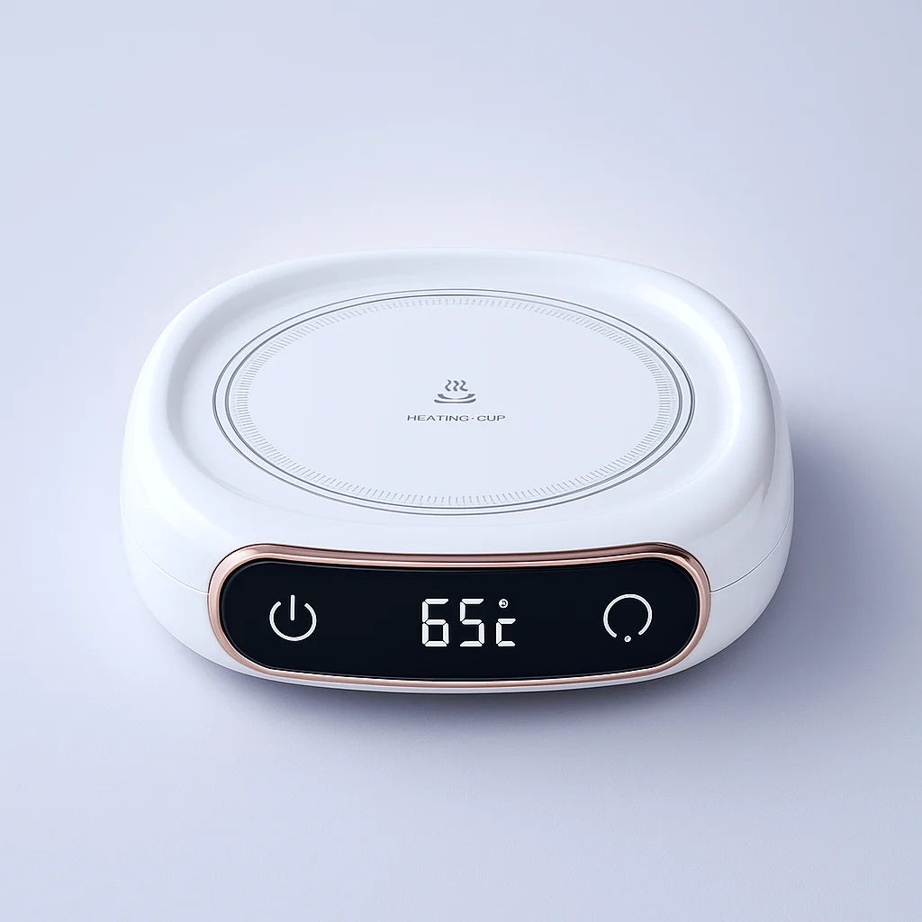 Chauffe tasse éléctrique blanc pour garder votre café ou thé chaud au bureau ou à la maison