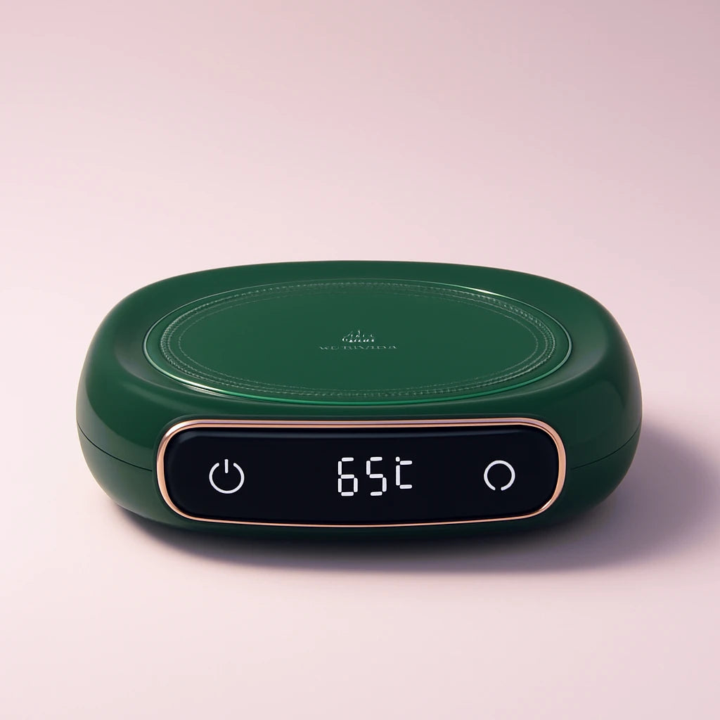 Chauffe tasse éléctrique vert idéal pour garder votre café ou thé chaud au bureau ou à la maison